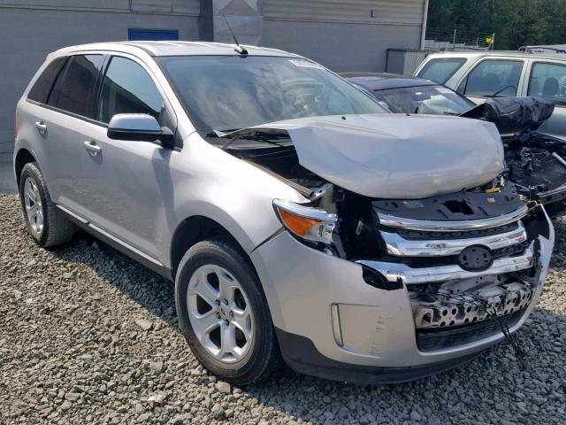 2FMDK4JC6DBA41308 - 2013 FORD EDGE SEL SILVER photo 1