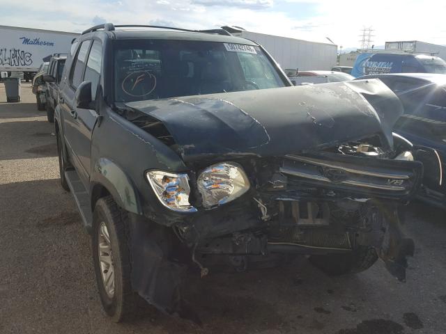 5TDZT38A44S208530 - 2004 TOYOTA SEQUOIA GREEN photo 1