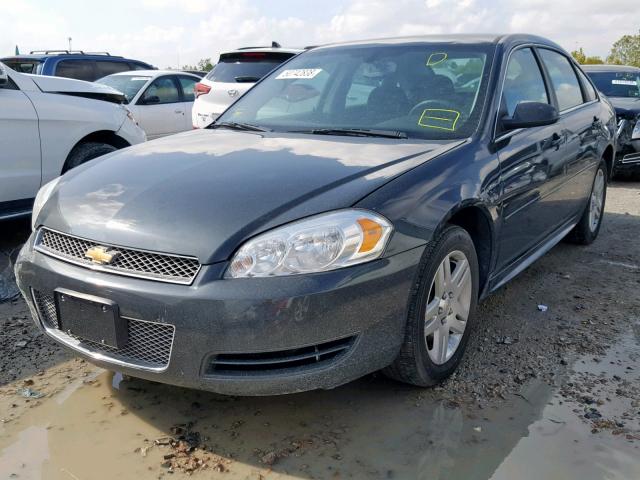 2G1WB5E38G1177780 - 2016 CHEVROLET IMPALA LIM CHARCOAL photo 2