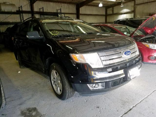 2FMDK38C48BA72885 - 2008 FORD EDGE SEL BLACK photo 1