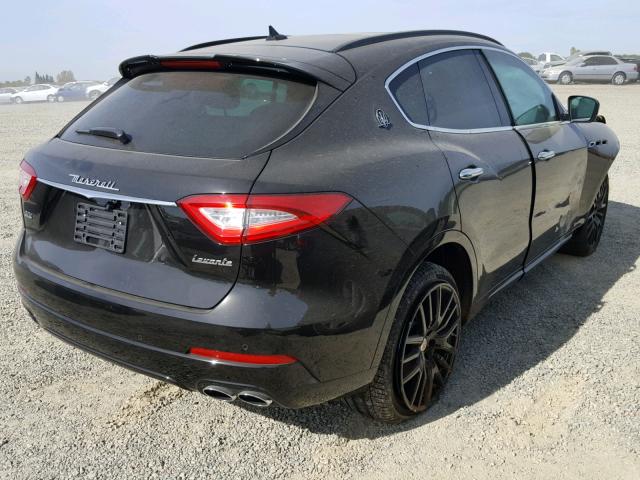 ZN661YUSXJX285752 - 2018 MASERATI LEVANTE S BLACK photo 4