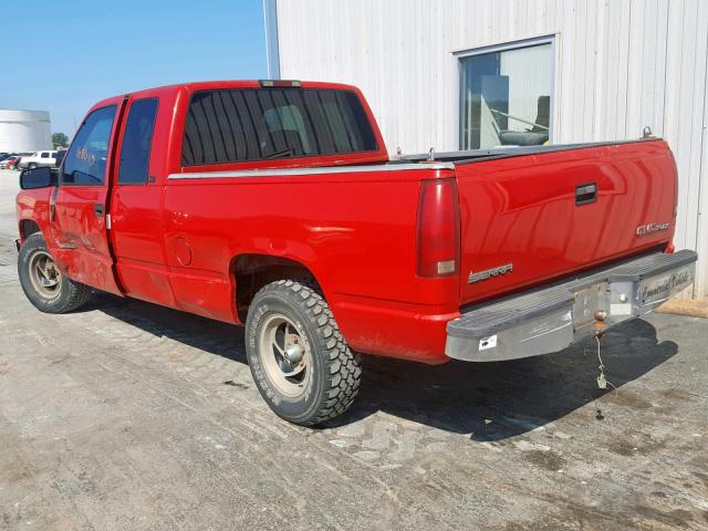 2GTEC19W9T1555600 - 1996 GMC SIERRA C15 RED photo 3