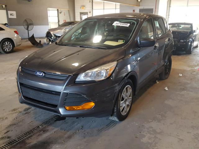 1FMCU0F71FUB89602 - 2015 FORD ESCAPE S GRAY photo 2