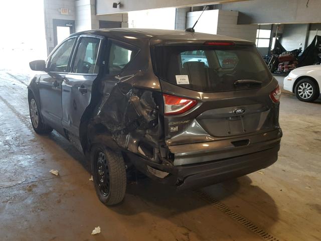 1FMCU0F71FUB89602 - 2015 FORD ESCAPE S GRAY photo 3