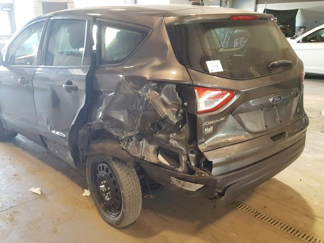 1FMCU0F71FUB89602 - 2015 FORD ESCAPE S GRAY photo 9