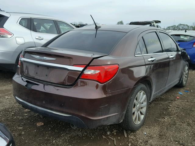 1C3CCBCG5DN571344 - 2013 CHRYSLER 200 LIMITE BROWN photo 4