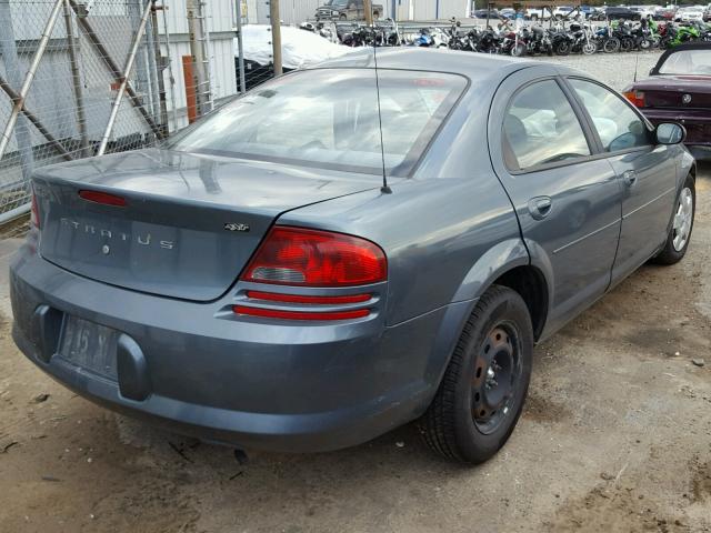 1B3EL46X56N202192 - 2006 DODGE STRATUS SX BLUE photo 4