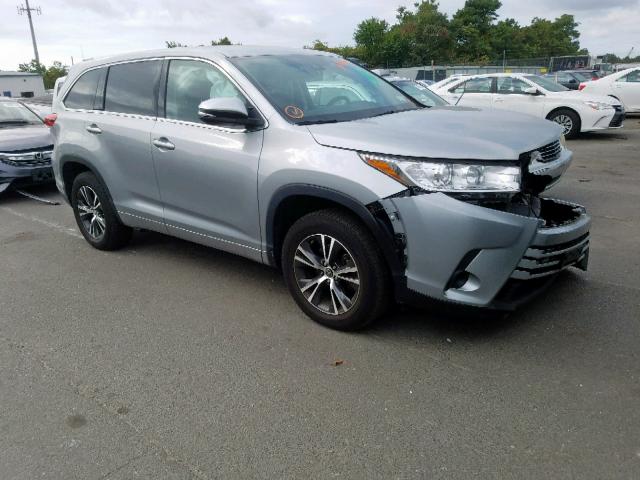 5TDZARFH3HS027255 - 2017 TOYOTA HIGHLANDER SILVER photo 1