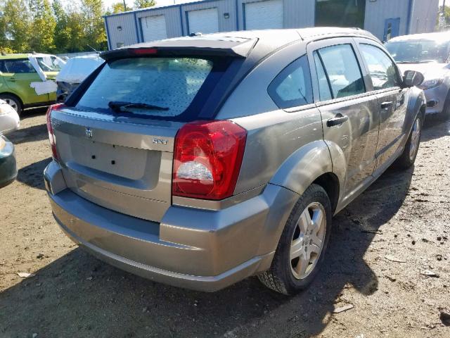 1B3HB48B88D546786 - 2008 DODGE CALIBER SX TAN photo 4