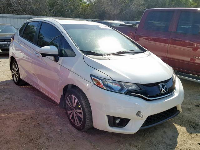 3HGGK5H83FM771267 - 2015 HONDA FIT EX WHITE photo 1