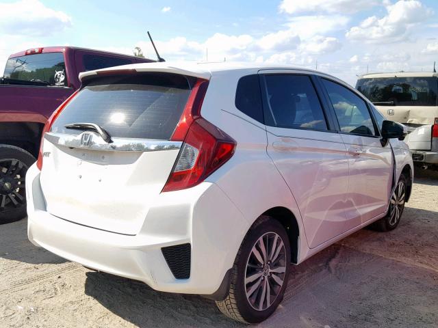 3HGGK5H83FM771267 - 2015 HONDA FIT EX WHITE photo 4