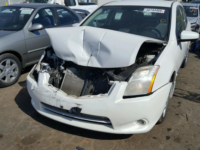 3N1AB6AP5AL653296 - 2010 NISSAN SENTRA 2.0 WHITE photo 9