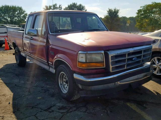 1FTEX15H9RKB16725 - 1994 FORD F150 RED photo 1