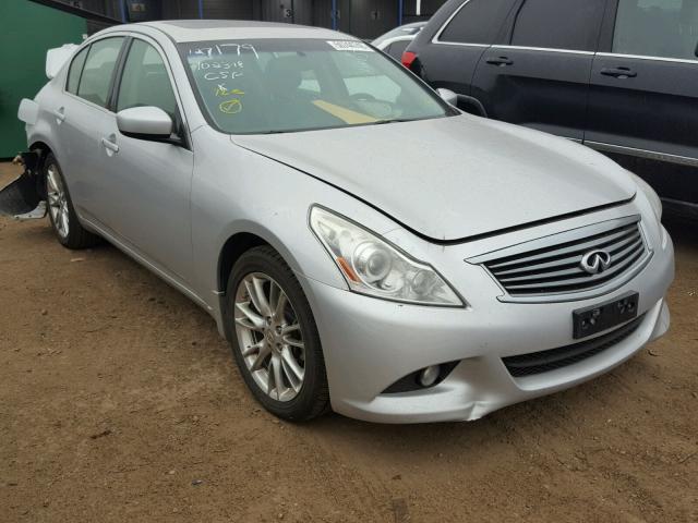 JN1CV6AR4BM350678 - 2011 INFINITI G37 SILVER photo 1