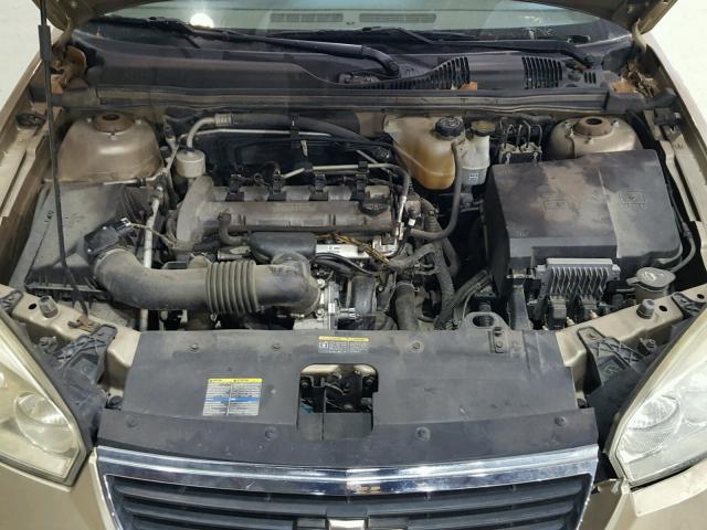 1G1ZS58F87F122791 - 2007 CHEVROLET MALIBU LS 金色 照片 7