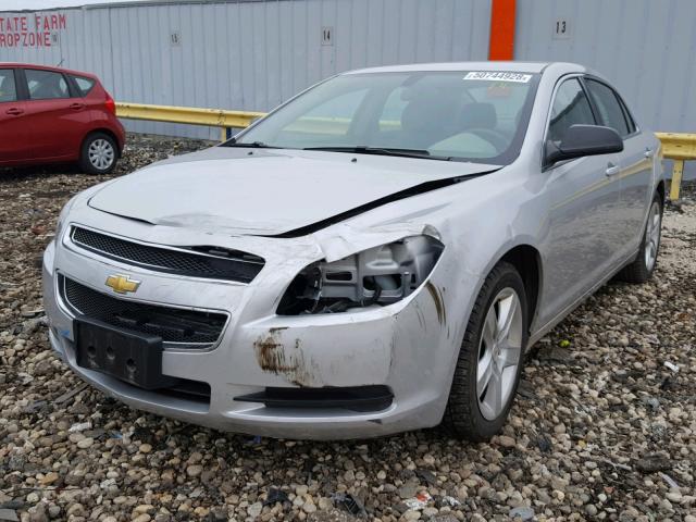 1G1ZA5EU2BF301973 - 2011 CHEVROLET MALIBU LS ვერცხლისფერი ფოტო 2