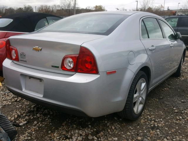 1G1ZA5EU2BF301973 - 2011 CHEVROLET MALIBU LS ვერცხლისფერი ფოტო 4