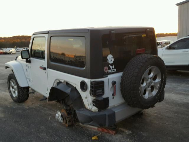 1C4AJWBG5DL576590 - 2013 JEEP WRANGLER S WHITE photo 3