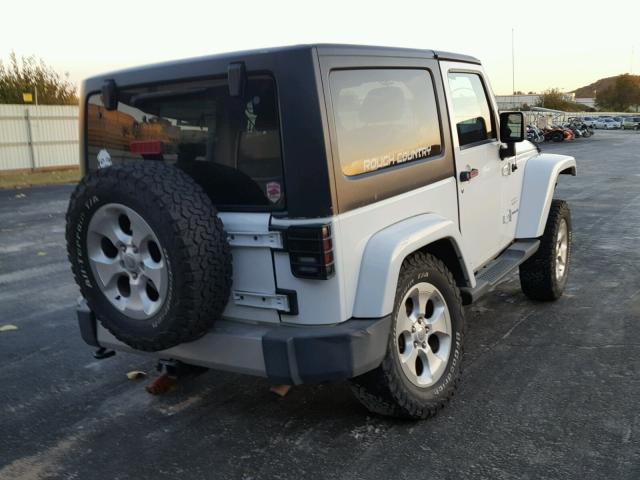 1C4AJWBG5DL576590 - 2013 JEEP WRANGLER S WHITE photo 4