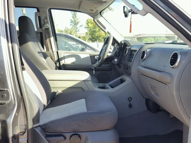 1FMRU15W64LA50707 - 2004 FORD EXPEDITION GRAY photo 5