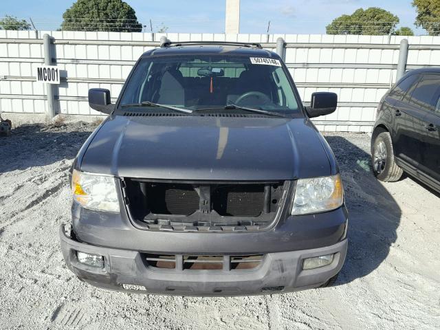 1FMRU15W64LA50707 - 2004 FORD EXPEDITION GRAY photo 9