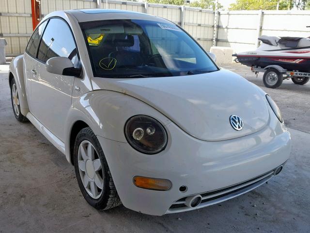 3VWCP21C21M465680 - 2001 VOLKSWAGEN NEW BEETLE თეთრი ფოტო 1