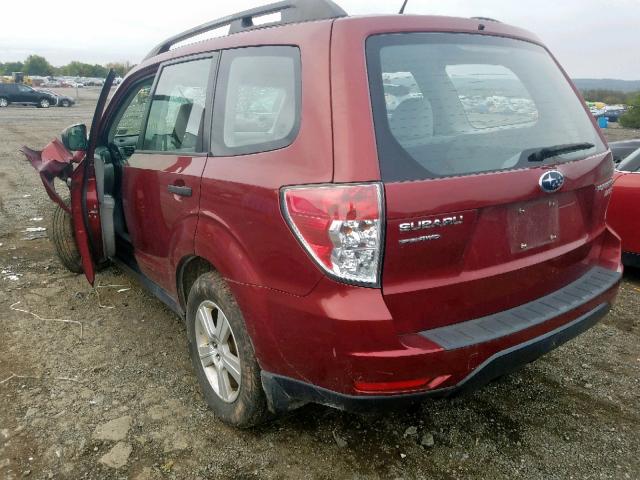 JF2SHABC7DH404744 - 2013 SUBARU FORESTER 2 RED photo 3