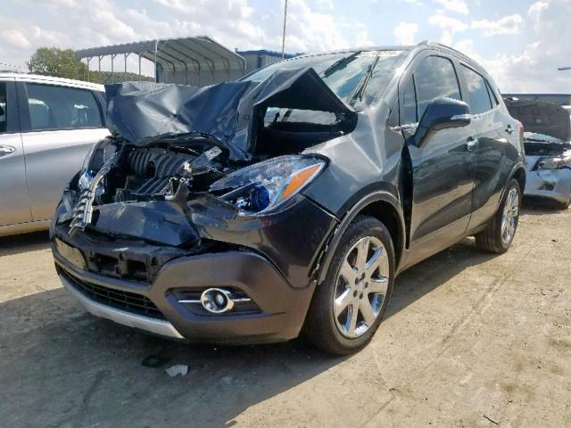 KL4CJCSBXGB709876 - 2016 BUICK ENCORE GRAY photo 2