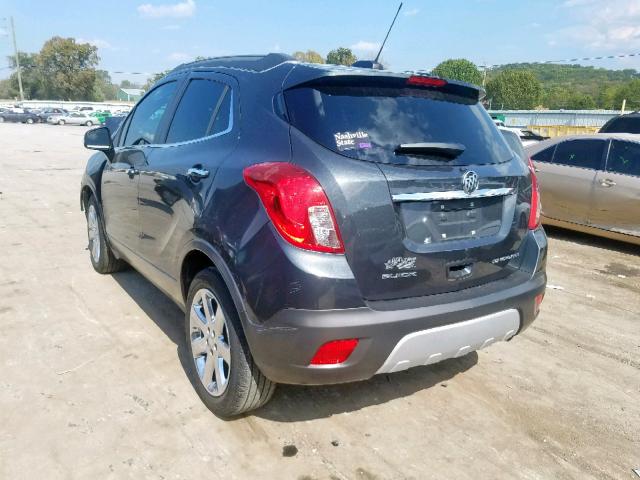 KL4CJCSBXGB709876 - 2016 BUICK ENCORE GRAY photo 3