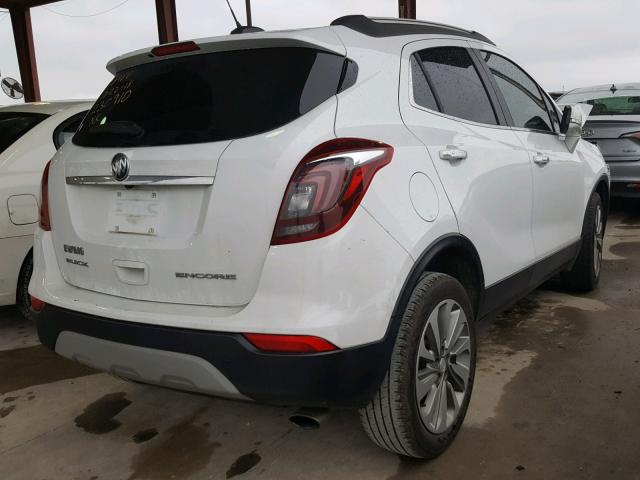 KL4CJASB2HB230910 - 2017 BUICK ENCORE PRE WHITE photo 4