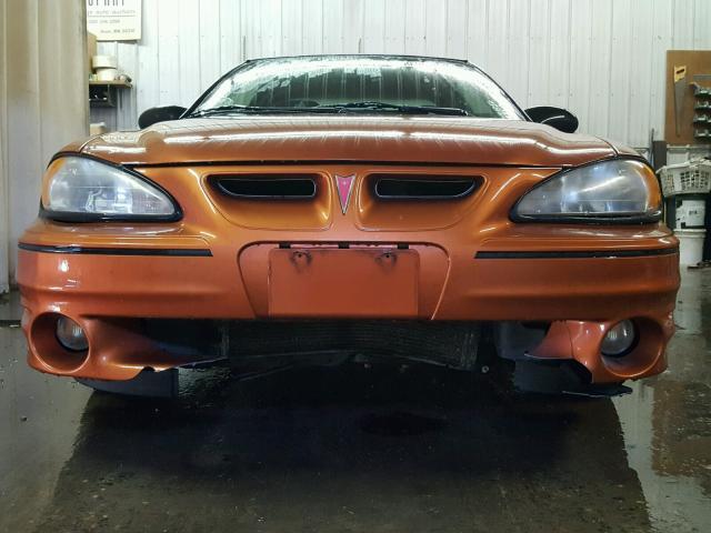 1G2NW12E24M652320 - 2004 PONTIAC GRAND AM G ORANGE photo 9