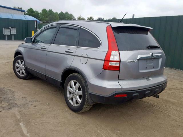 5J6RE48787L000803 - 2007 HONDA CR-V EXL GRAY photo 3