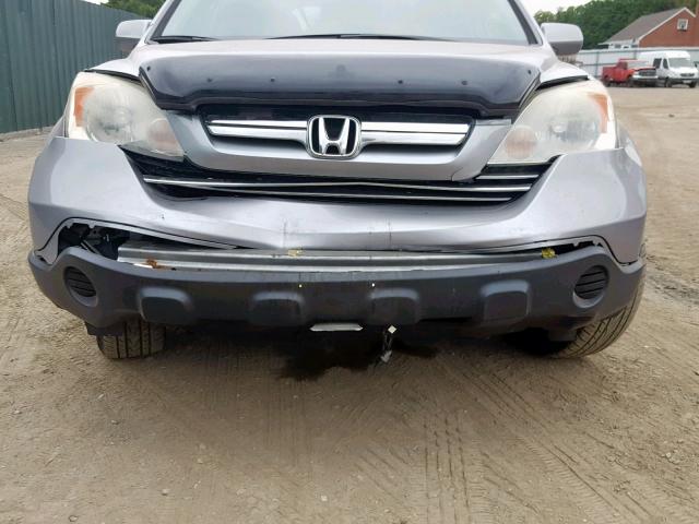 5J6RE48787L000803 - 2007 HONDA CR-V EXL GRAY photo 9