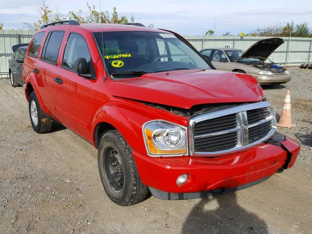 1D4HB48D75F607161 - 2005 DODGE DURANGO SL RED photo 1