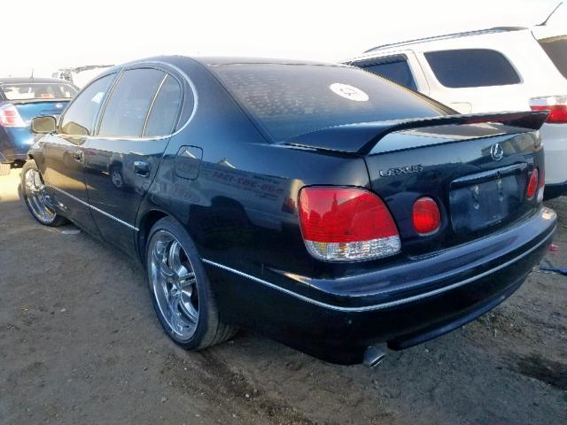 JT8BH68X3X0020127 - 1999 LEXUS GS 400 BLACK photo 3