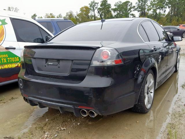 6G2EC57YX9L194786 - 2009 PONTIAC G8 GT BLACK photo 4