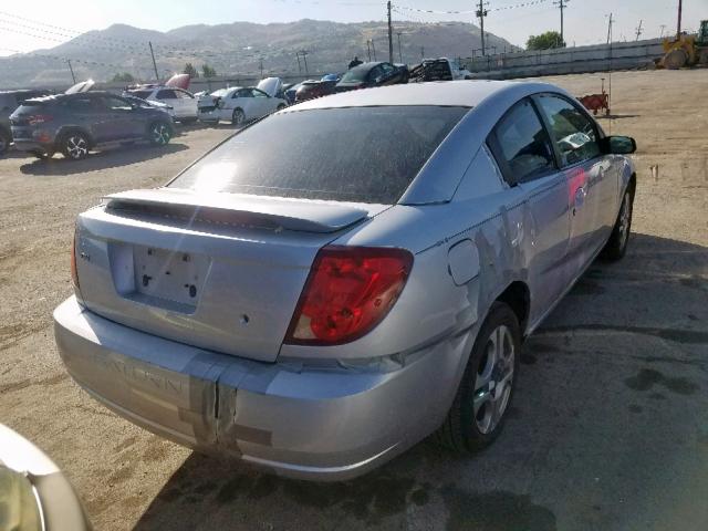 1G8AW12F14Z131444 - 2004 SATURN ION LEVEL SILVER photo 4