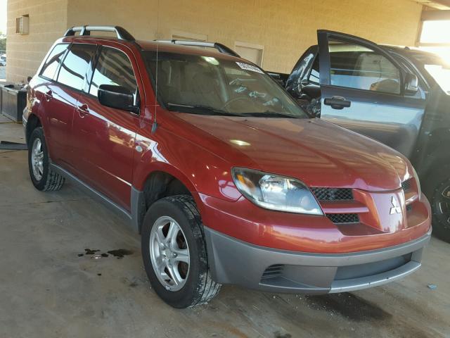 JA4LZ31G23U092820 - 2003 MITSUBISHI OUTLANDER RED photo 1