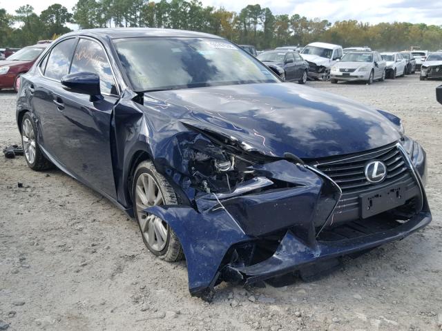 JTHBF1D28F5077105 - 2015 LEXUS IS 250 BLUE photo 1