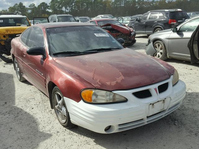 1G2NF12F12C167596 - 2002 PONTIAC GRAND AM S RED photo 1