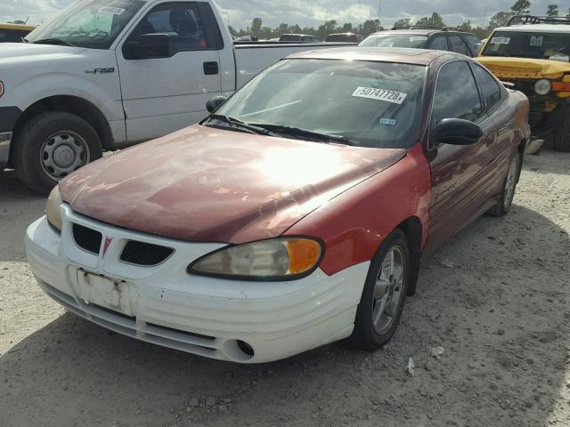 1G2NF12F12C167596 - 2002 PONTIAC GRAND AM S RED photo 2