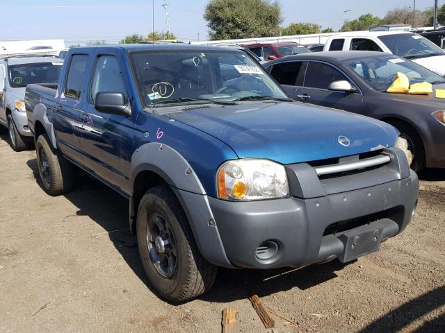 1N6ED27T73C439508 - 2003 NISSAN FRONTIER C BLUE photo 1