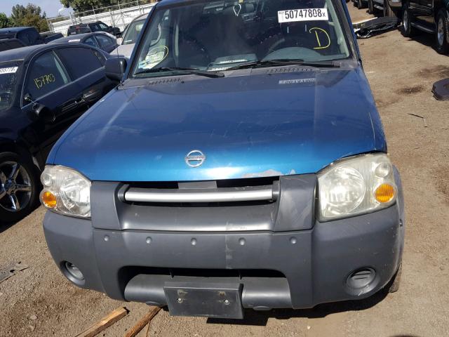 1N6ED27T73C439508 - 2003 NISSAN FRONTIER C BLUE photo 9