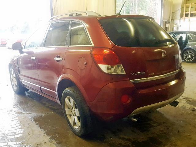 3GSCL53778S559760 - 2008 SATURN VUE XR MAROON photo 3