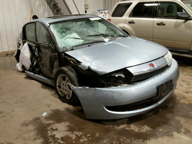 1G8AJ52F03Z144996 - 2003 SATURN ION LEVEL BLUE photo 1