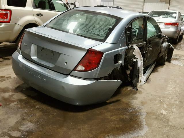 1G8AJ52F03Z144996 - 2003 SATURN ION LEVEL BLUE photo 4