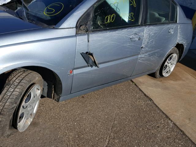 1G8AJ52F03Z144996 - 2003 SATURN ION LEVEL BLUE photo 9