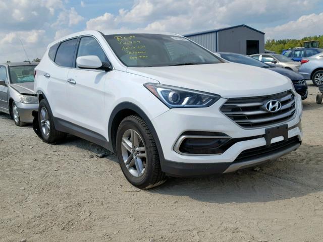 5NMZT3LB1HH044405 - 2017 HYUNDAI SANTA FE S WHITE photo 1