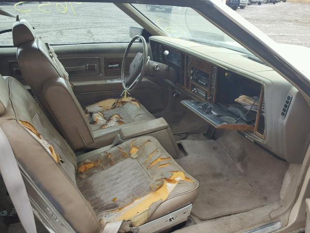 1G4EZ57Y2PE417213 - 1985 BUICK RIVIERA TAN photo 5