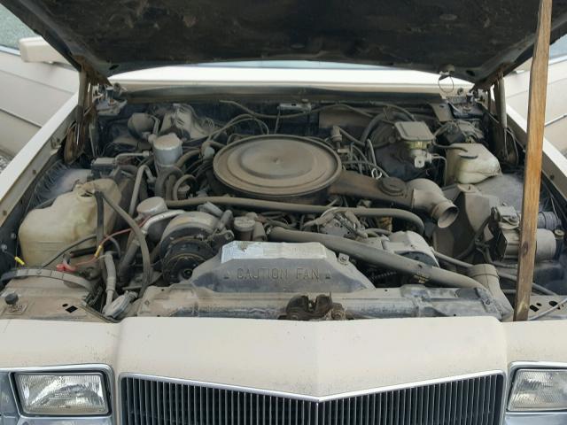 1G4EZ57Y2PE417213 - 1985 BUICK RIVIERA TAN photo 7